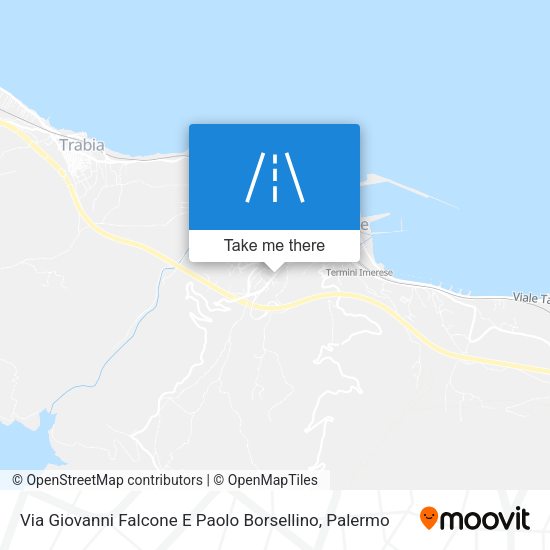 Via Giovanni Falcone E Paolo Borsellino map