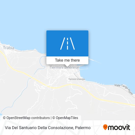 Via Del Santuario Della Consolazione map