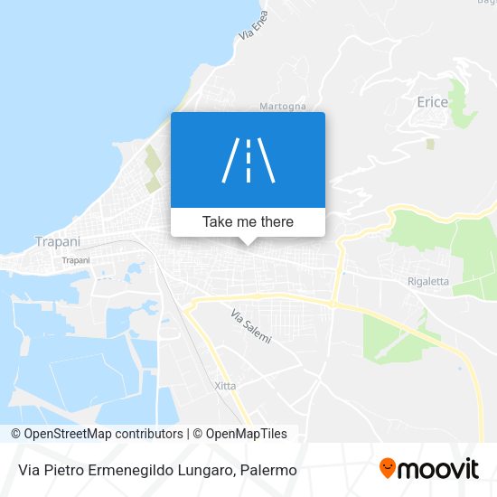 Via Pietro Ermenegildo Lungaro map