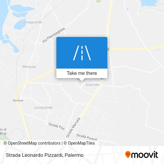 Strada Leonardo Pizzardi map