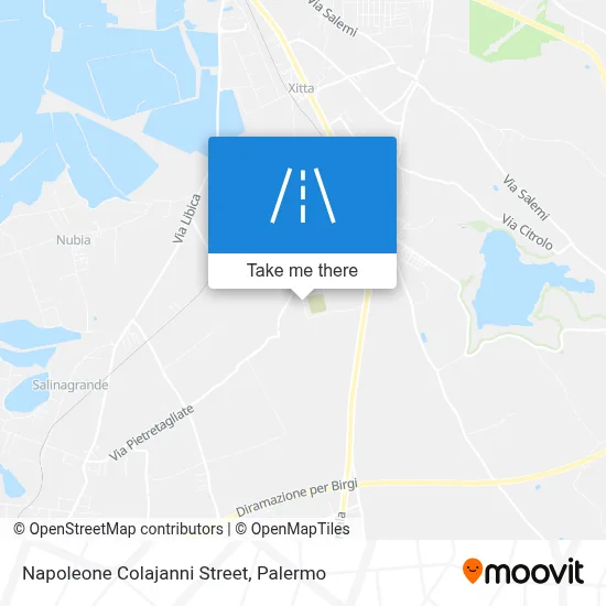 Napoleone Colajanni Street map