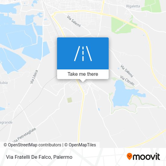 Via Fratelli De Falco map