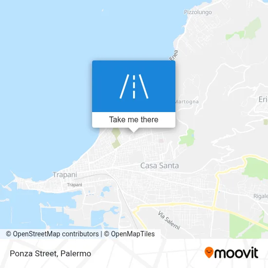 Ponza Street map