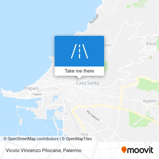 Vicolo Vincenzo Pilocane map