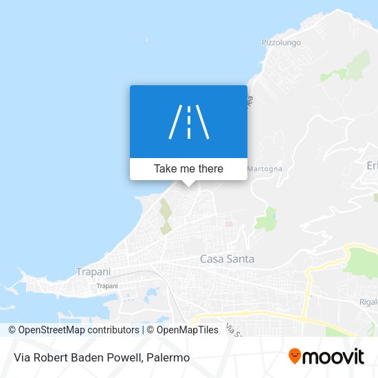 Via Robert Baden Powell map