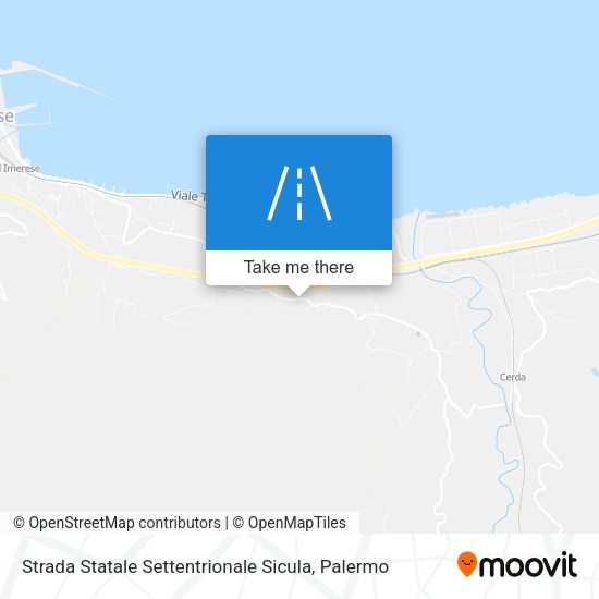 Strada Statale Settentrionale Sicula map
