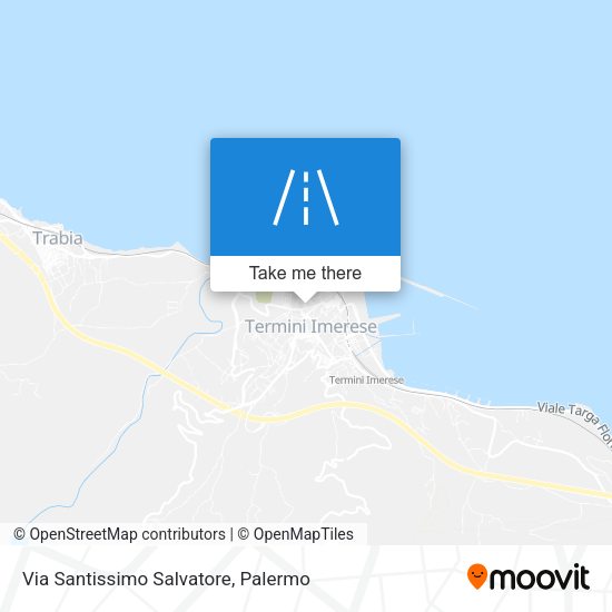 Via Santissimo Salvatore map