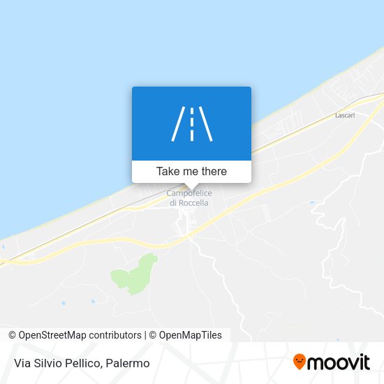 Via Silvio Pellico map