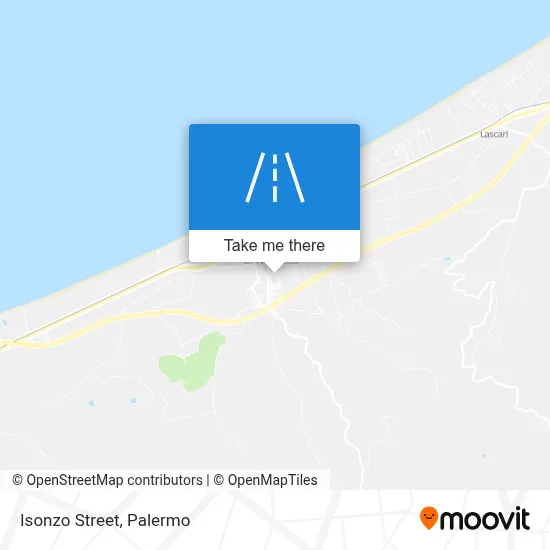 Isonzo Street map