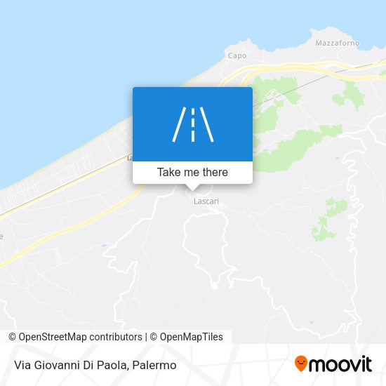 Via Giovanni Di Paola map