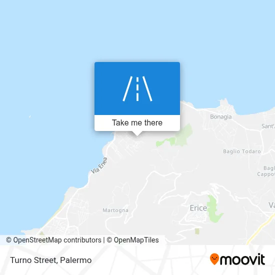 Turno Street map