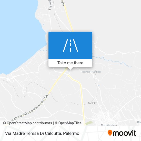 Via Madre Teresa Di Calcutta map