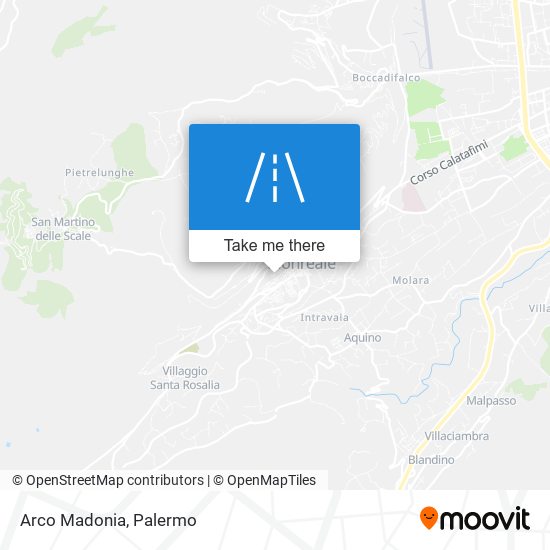 Arco Madonia map