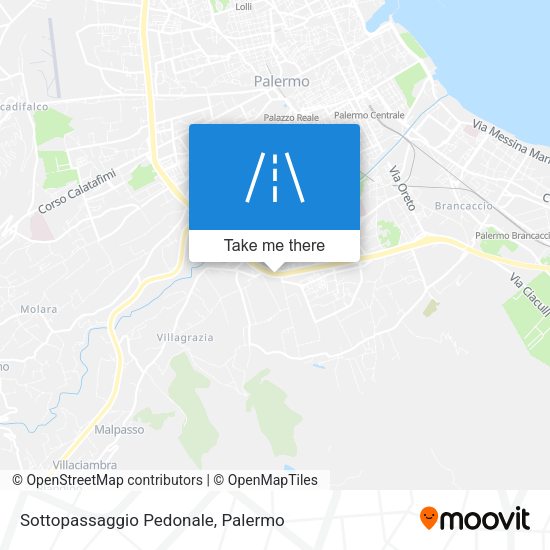 Sottopassaggio Pedonale map