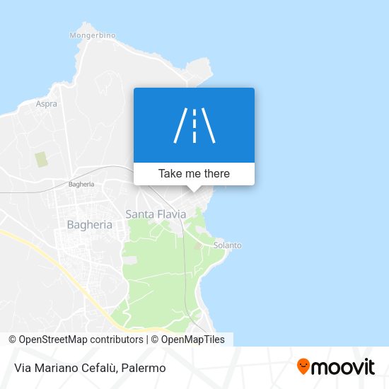 Via Mariano Cefalù map