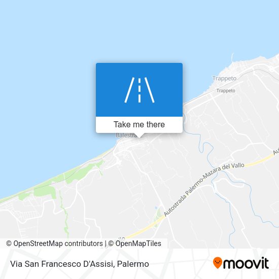 Via San Francesco D'Assisi map