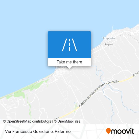 Via Francesco Guardione map
