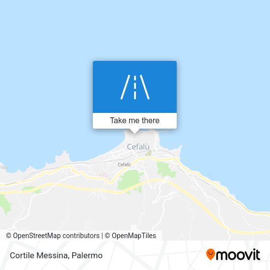 Cortile Messina map