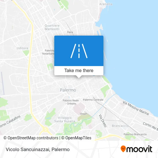 Vicolo Sancuinazzai map