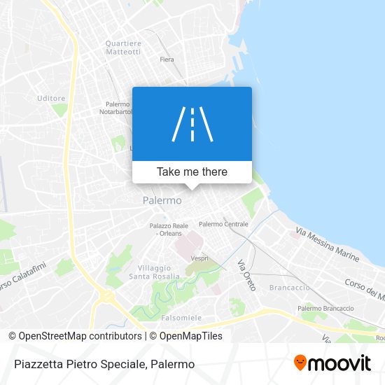 Piazzetta Pietro Speciale map