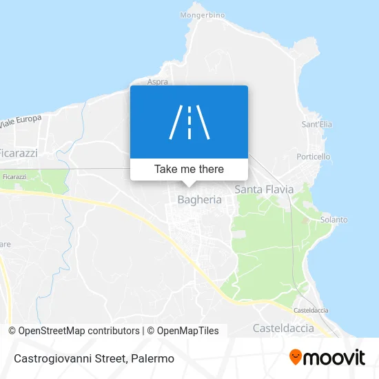 Castrogiovanni Street map