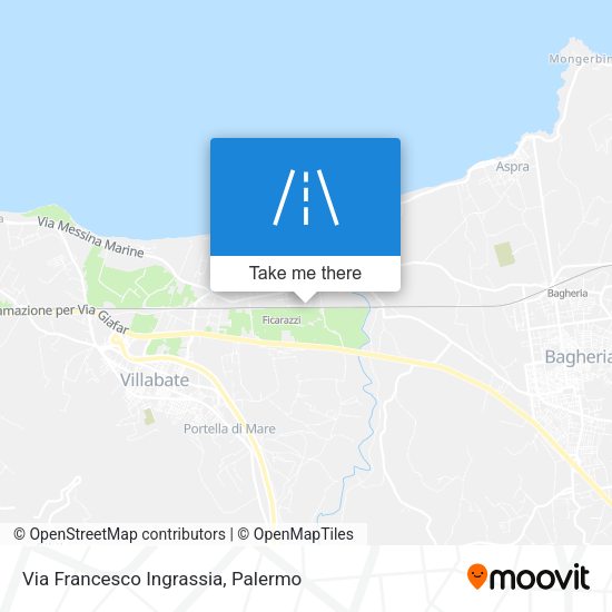 Via Francesco Ingrassia map