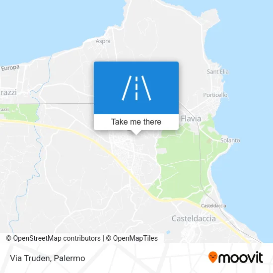 Via Truden map