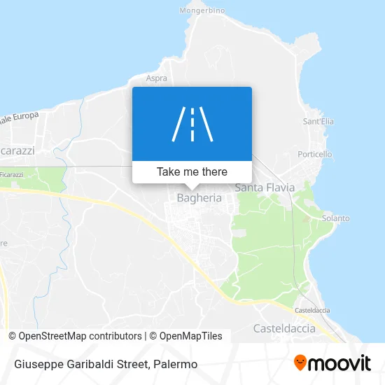 Giuseppe Garibaldi Street map