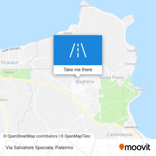 Via Salvatore Speciale map