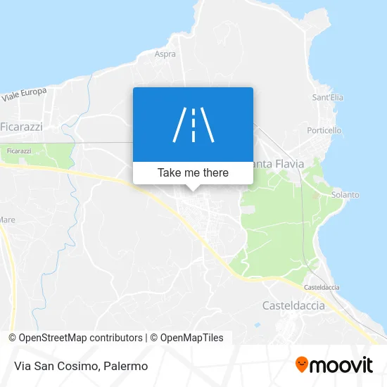 San Cosimo Street map