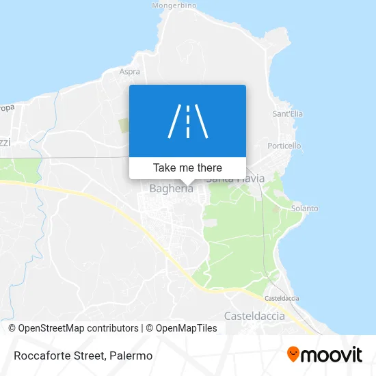 Roccaforte Street map