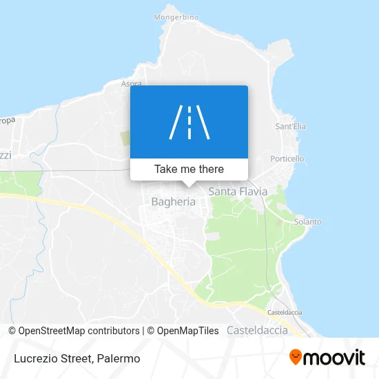 Lucrezio Street map