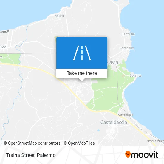 Traina Street map