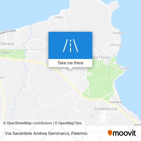 Via Sacerdote Andrea Sammarco map