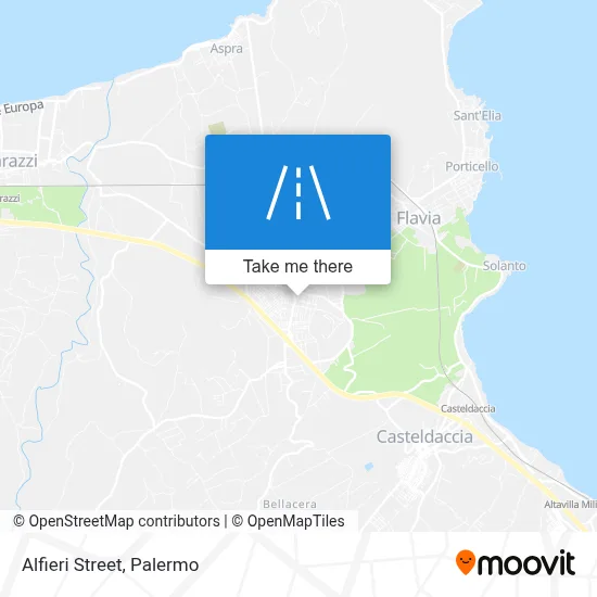Alfieri Street map