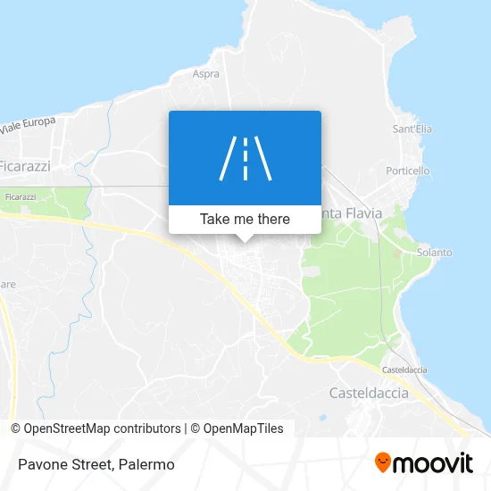 Pavone Street map
