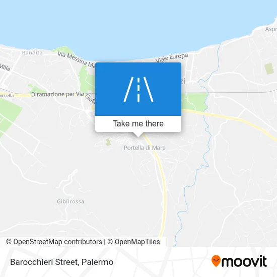 Barocchieri Street map