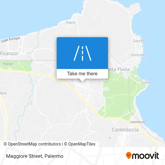 Major Street map