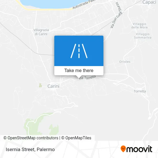 Isernia Street map