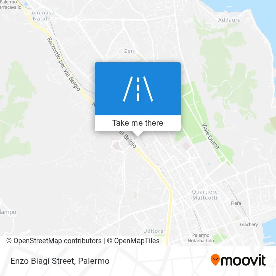 Enzo Biagi Street map