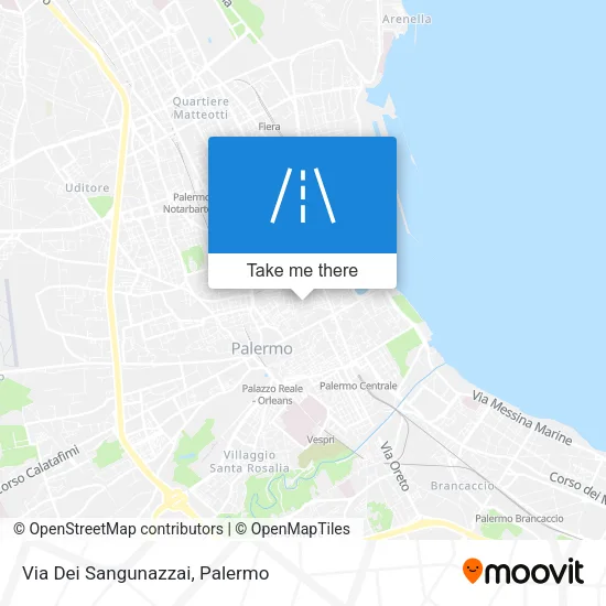 Via Dei Sangunazzai map
