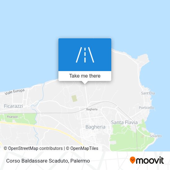 Corso Baldassare Scaduto map