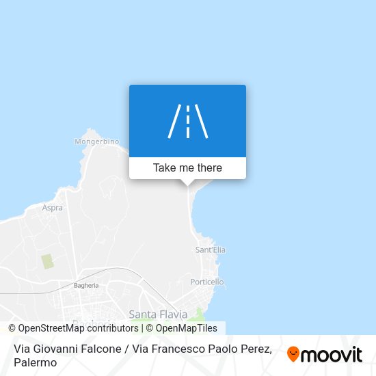 Via Giovanni Falcone / Via Francesco Paolo Perez map