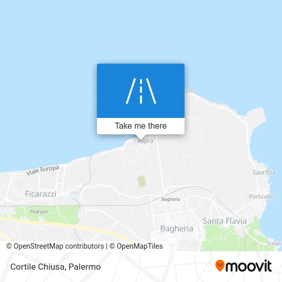 Chiusa Courtyard map