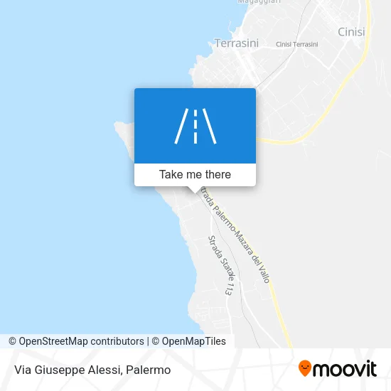 Via Giuseppe Alessi map