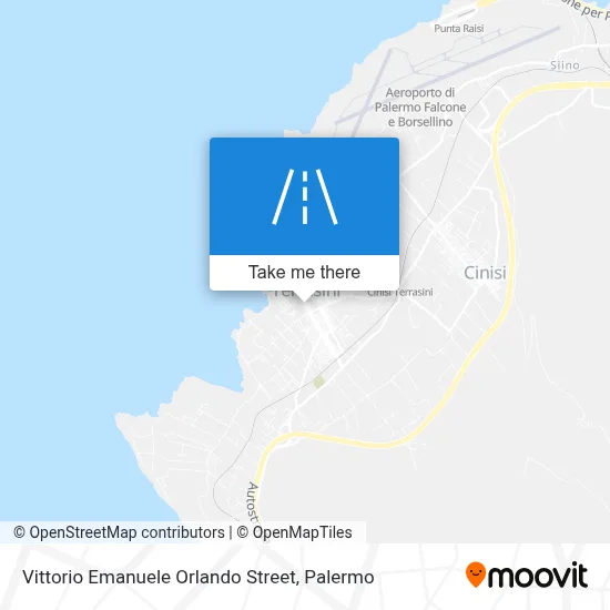 Vittorio Emanuele Orlando Street map