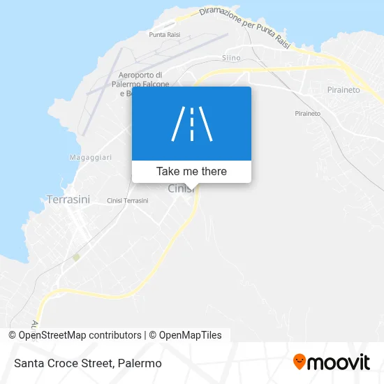 Santa Croce Street map