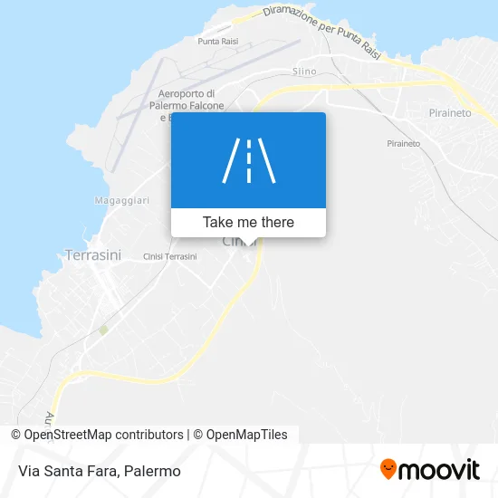 Santa Fara Street map