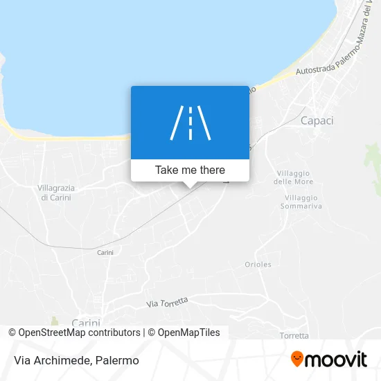 Archimedes Street map