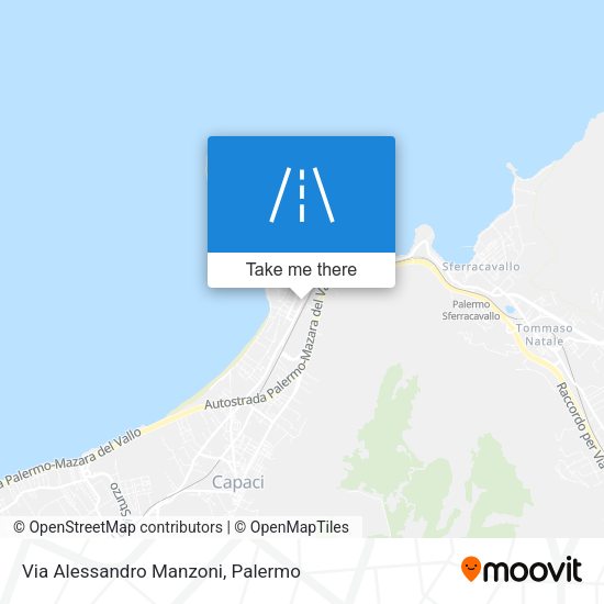 Via Alessandro Manzoni map